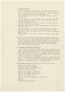 <p>Laurie Anderson, <em>Songs for Lines/Songs for Waves</em>, 1977</p>
&#169;scan:  M HKA, Collection M HKA / Collection Flemish Community
