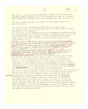 Zich met een Vlaamse politiek bezighouden