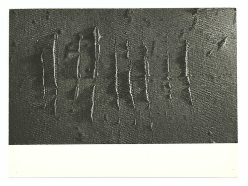 Detail of 'Hommage à Fontana'