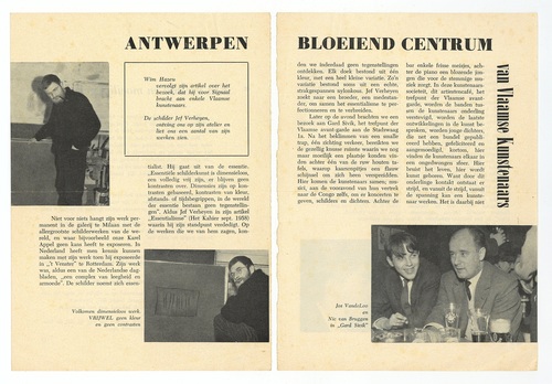 Antwerpen Bloeiend Centrum van Vlaamse Kunstenaars (Signaal)