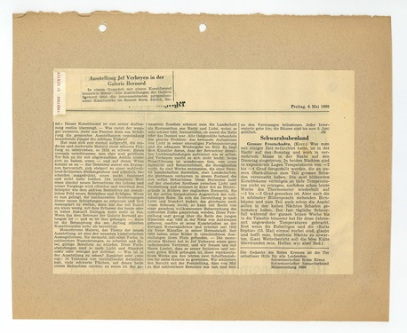 Ausstellung Jef Verheyen in der Galerie Bernard