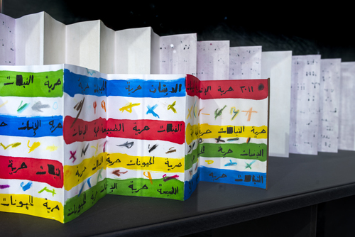 <p>Freedom of People, Freedom of Plants, Freedom of Nature, 2011 (detail)</p>
&#169;&#169;Courtesy the artist and Sfeir-Semler Gallery Beirut/Hamburg. Photo: Wim Van Eesbeek