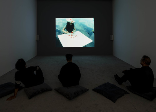 <p>Jud Yalkut / Yayoi Kusama,&nbsp;<em>Kusama&rsquo;s Self-Obliteration</em>, 1967&nbsp;(exhibition view, Museum in Motion, 2022, M HKA)</p>

<p>Video (colour, sound), 24:00 min<br />
Courtesy The New American Cinema Group, Inc. / The Film-Makers&rsquo; Cooperative</p>
&#169; Photo: M HKA