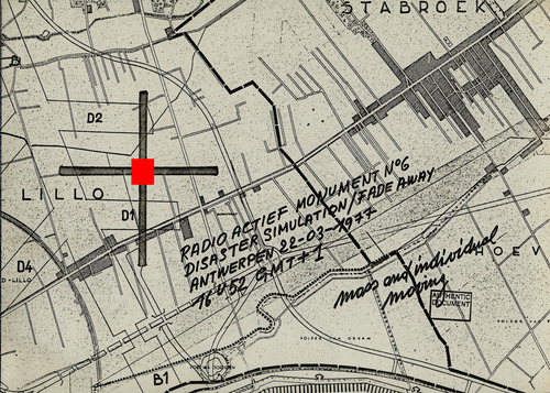 <p>Radioactief Monument, Antwerpen 1977 (Lillo)</p>
