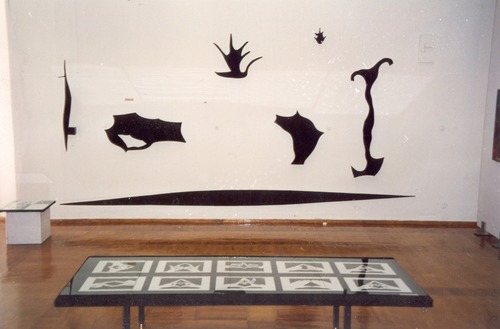<p>Rustam Khalfin&#39;s&nbsp;&nbsp;<em>Pulotas </em>(1995)&nbsp; were exhibited for the first at the exhibition&nbsp;<em>Parad&nbsp;Galerei&nbsp;</em>in 1995 (installation view,&nbsp;<em>Parad&nbsp;Galerei&nbsp;</em>[<em>Galleries parade</em>],&nbsp;A.&nbsp;Kasteev Museum&nbsp;of Art, Almaty, Kazakhstan,&nbsp;1995).&nbsp;</p>
&#169; Photo: Yelena Vorobyeva & Viktor Vorobyev