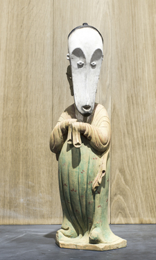 Evolution – Tang Dynasty Painted Fighure Court Lady, Fang Ngil Ceremonial Mask