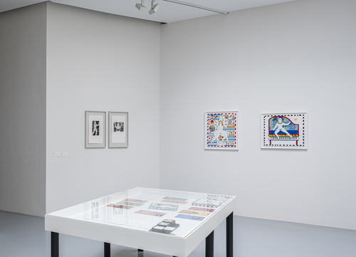 <p>Dorothy Iannone,&nbsp;<em>Dear give me everything,</em>&nbsp;2016&nbsp;(exhibition view,<em>&nbsp;Museum in Motion</em>, 2022, M HKA)</p>
&#169; Dorothy Iannone. Photo: M HKA