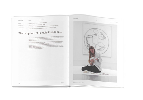 <p><em>Inserts</em><em>&nbsp;in Real Time: Dora Garc&iacute;a Performance Work 2000&ndash;2023.&nbsp;</em>Edited by Dora Garc&iacute;a and Joanna Zielińska. With contributions by Dora Garc&iacute;a, Bojana Cvejić, Sven L&uuml;tticken, and Joanna Zielińska. Design by Alex Gifreu</p>
&#169; Photo: M HKA