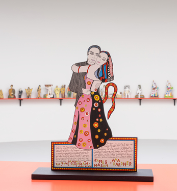 <p>Dorothy Iannone, <em>Pandora And The Flying Dutchman</em>, 2009&nbsp;(installation view, <em>Dorothy Iannone &ndash; Love Is Forever, Isn&rsquo;t It? </em>October 5, 2023 &ndash; 21 January 2024, 2024, M HKA)<br />
Private Collection</p>
&#169; Dorothy Iannone. Photo: M HKA