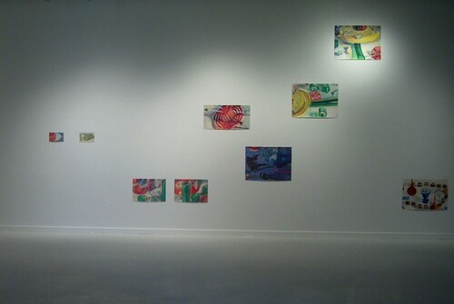 <p>Nina Kotel,&nbsp;<em>The Sketches of the first Russian colonists on the Moon</em>, 1998 (installation view,&nbsp;<em>Horizons of reality</em>, 15 March &ndash; 1 June 2003, M HKA)</p>
&#169; Nina Kotel. Photo: M HKA, 2003