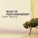 Cary Wolfe, What Is Posthumanism?