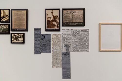 <p>Installation view&nbsp;<i>we refuse_d,&nbsp;</i>Mathaf: Arab Museum of Modern Art, Doha 2025 - 2026</p>© the artist — photo: Ali Al-Anssari, courtesy of Qatar Museums 2025