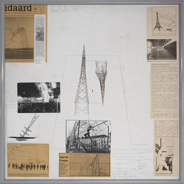 <p>Luc Deleu, <i>Demonstratie van schaal en perspectief</i>, 1984</p>© Luc Deleu/SABAM Belgium — photo: M HKA