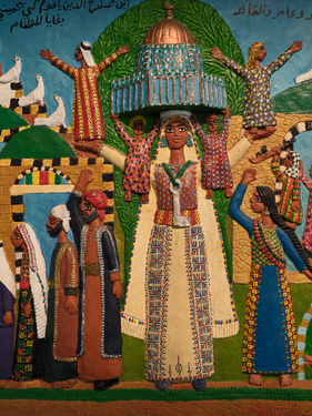 <p>Abdul Hay Mosallam Zarara, <i>Jerusalem Calling</i>, 2008 (detail,&nbsp;<i>we refuse_d,&nbsp;</i>M HKA, Antwerp, 2026)</p>© the artist — photo: We Document Art, 2026