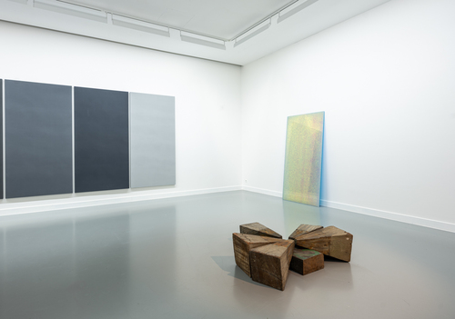 <p>Ann Veronica Janssens, <i>Magic Mirror Steel Blue</i>, 2022 (installation view&nbsp;<i>Ongoing</i>, M HKA, Antwerp, 2026)</p>© Ann Veronica Janssens — image: M HKA, 2026