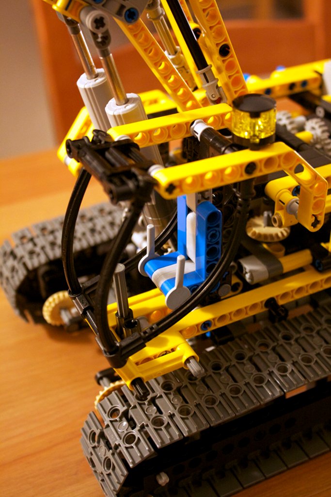 Lego 8043 excavator completed cab driver's housing
