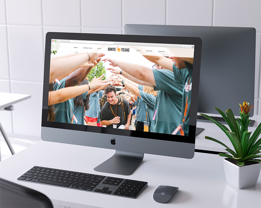 Ignite Texas Design Mockup