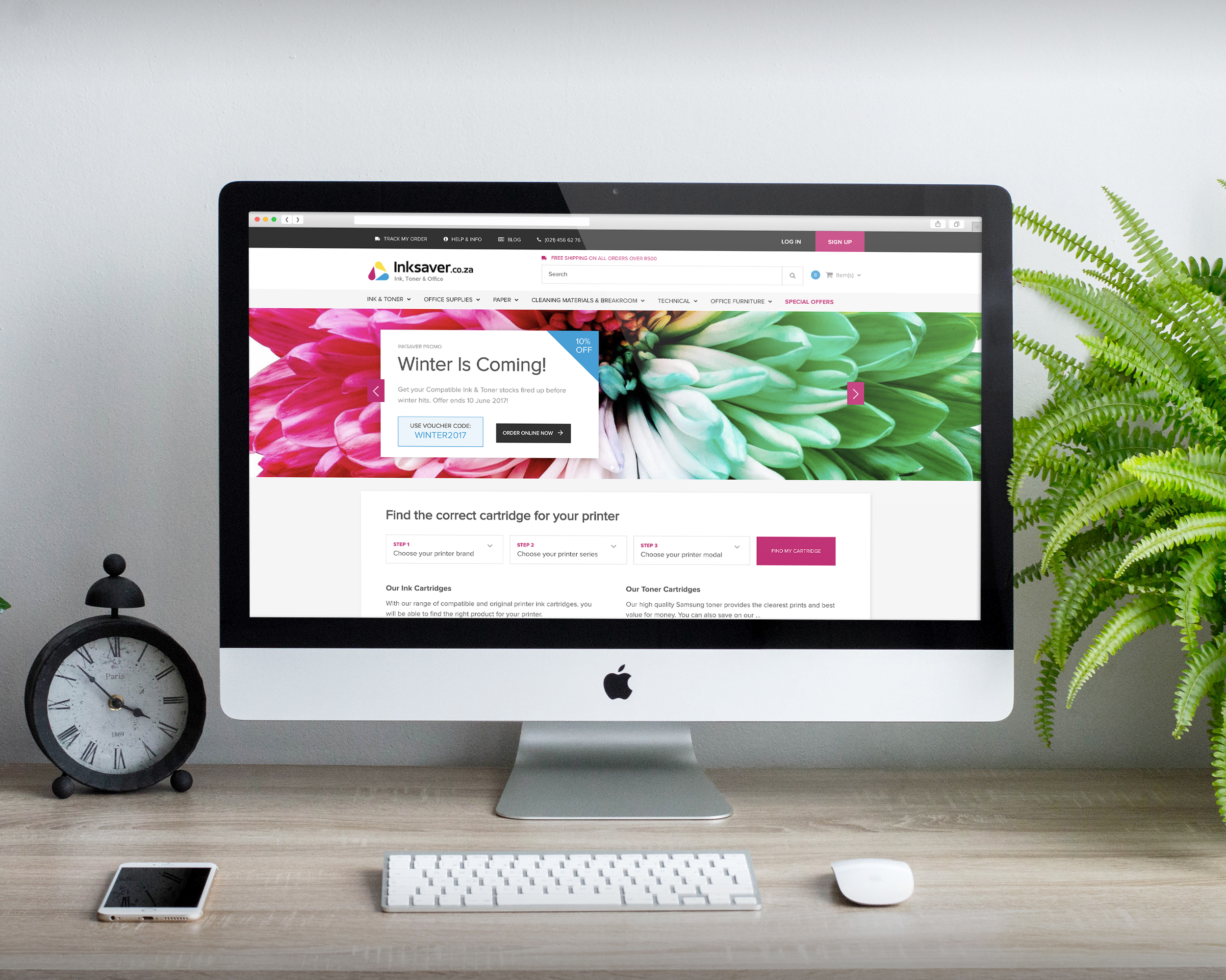 Inksaver Design Mockup