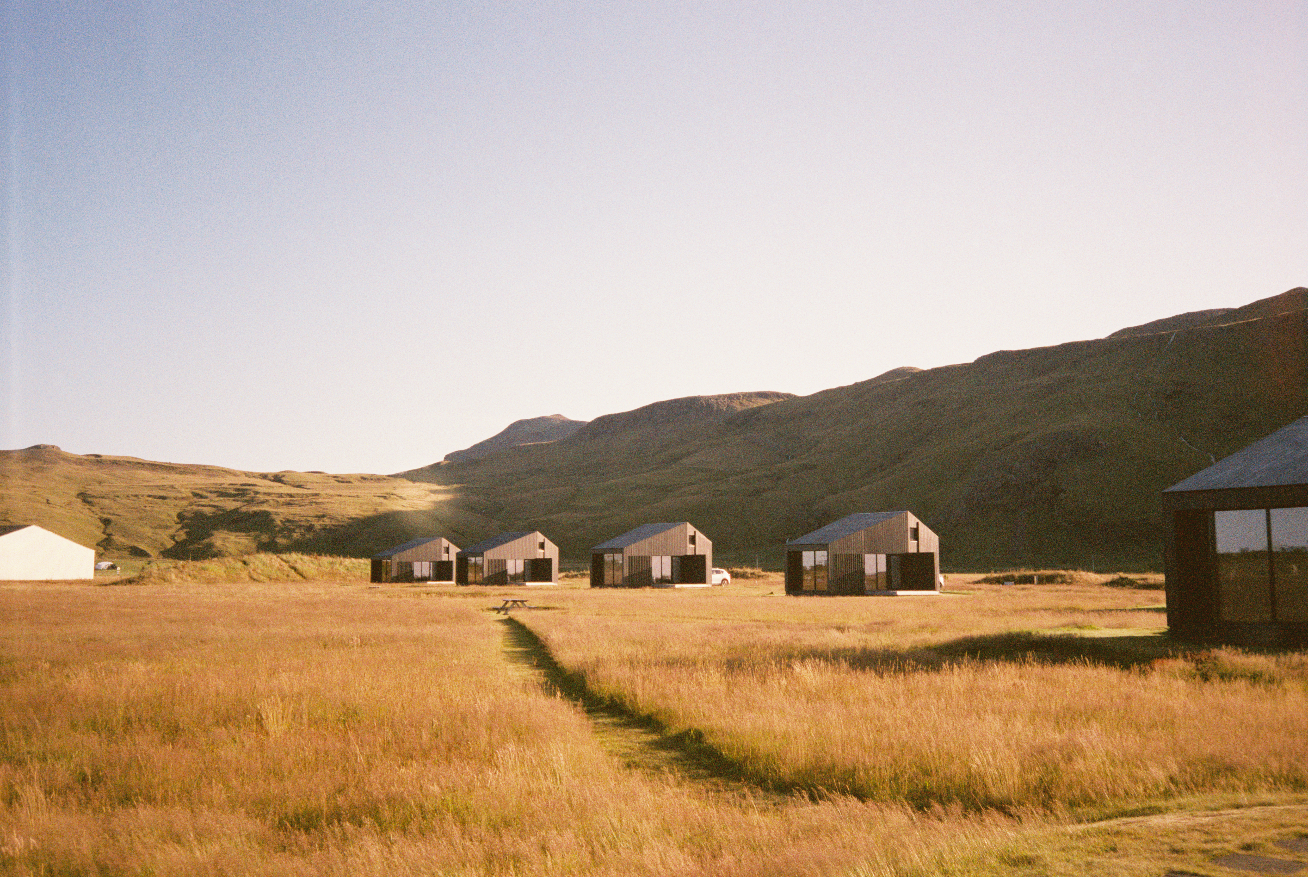Iceland plain at sunrise
