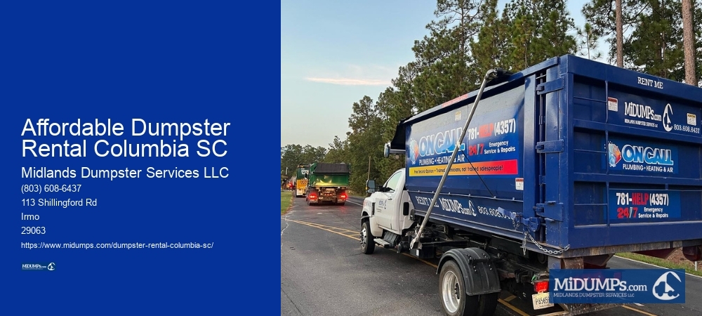 Cheap Dumpster Rental Columbia SC
