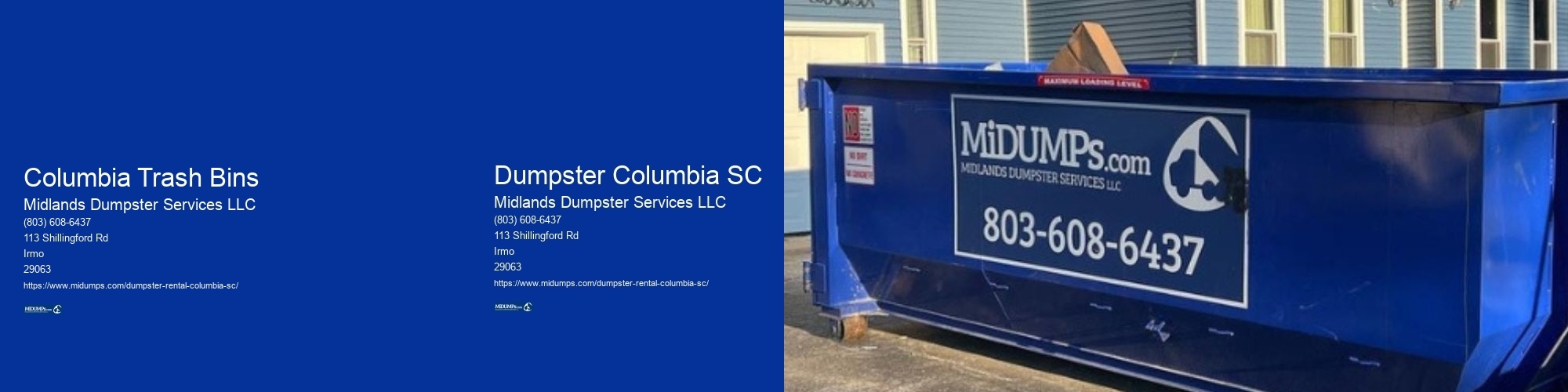 Dumpster Service Columbia SC