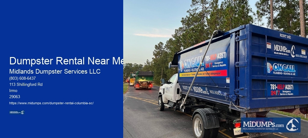 Dumpster Rental In Columbia SC