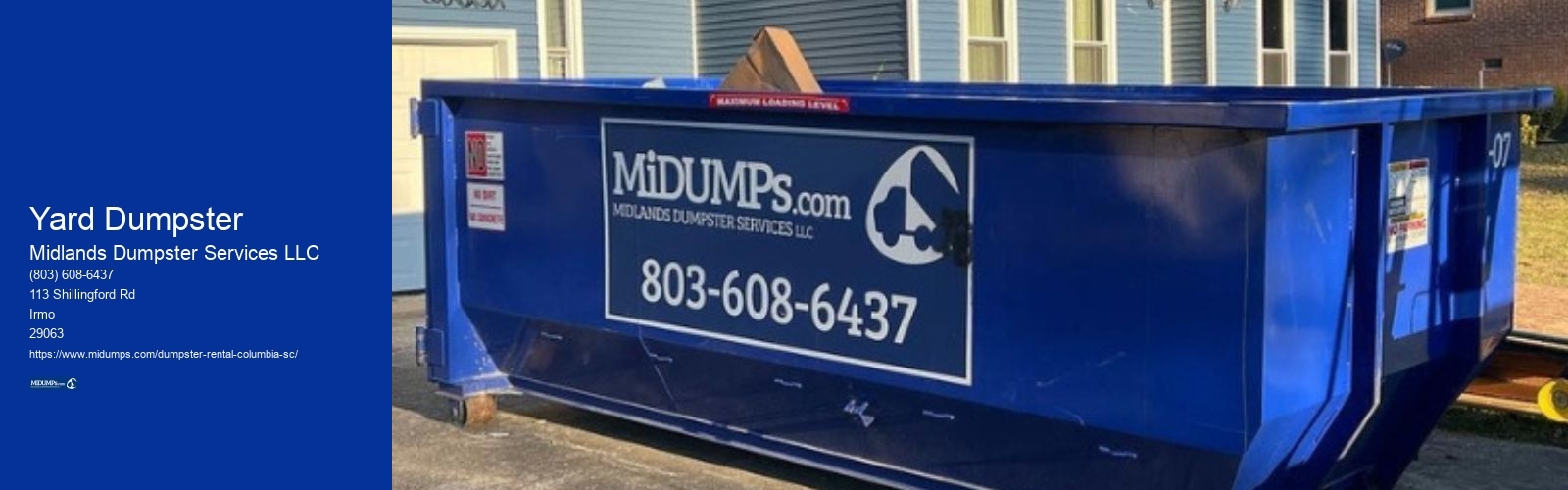 Yard Dumpster