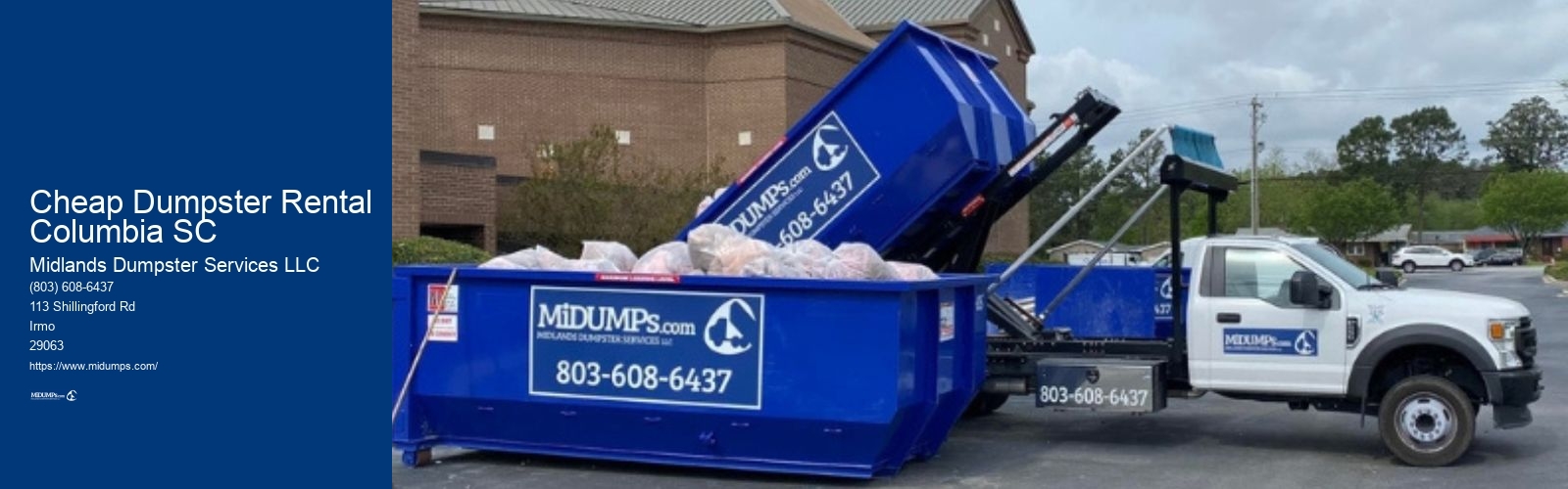 Cheap Dumpster Rental Columbia SC
