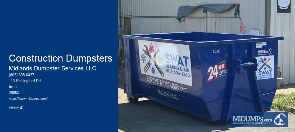 Dumpster Rental Columbia SC
