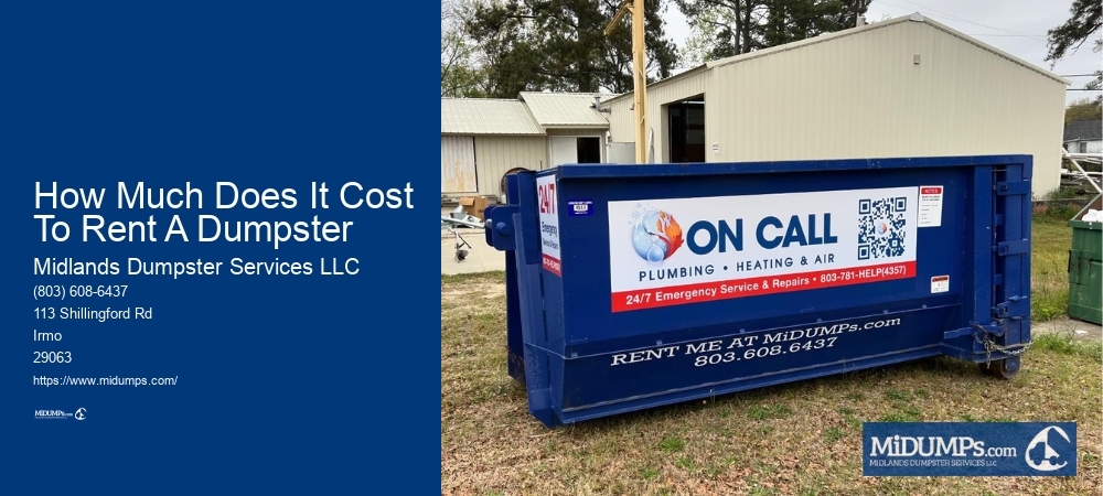 How Much Does A 3 Yard Dumpster Cost