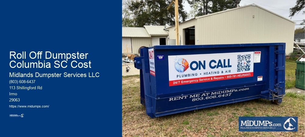 Construction Dumpster Rental Columbia SC