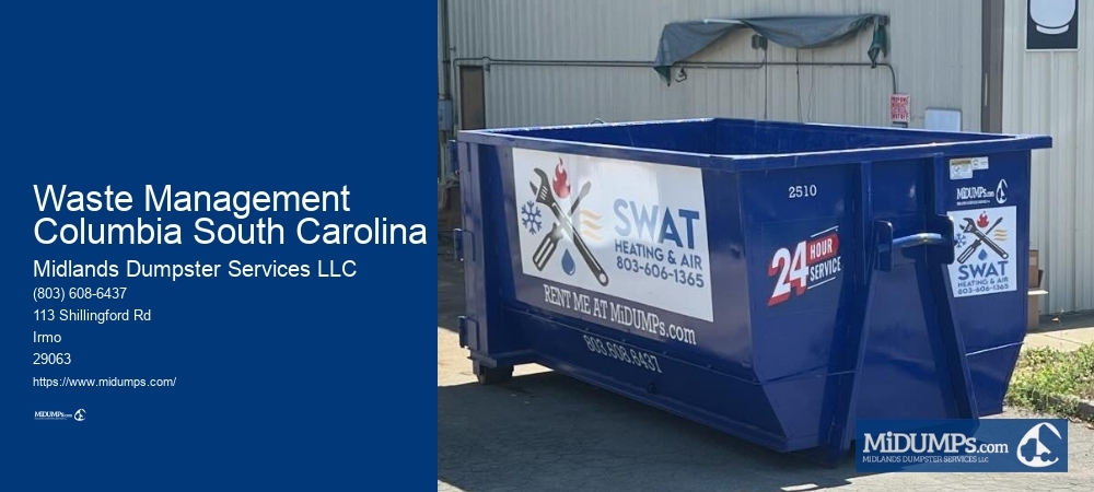 Columbia SC Yard Waste Pickup