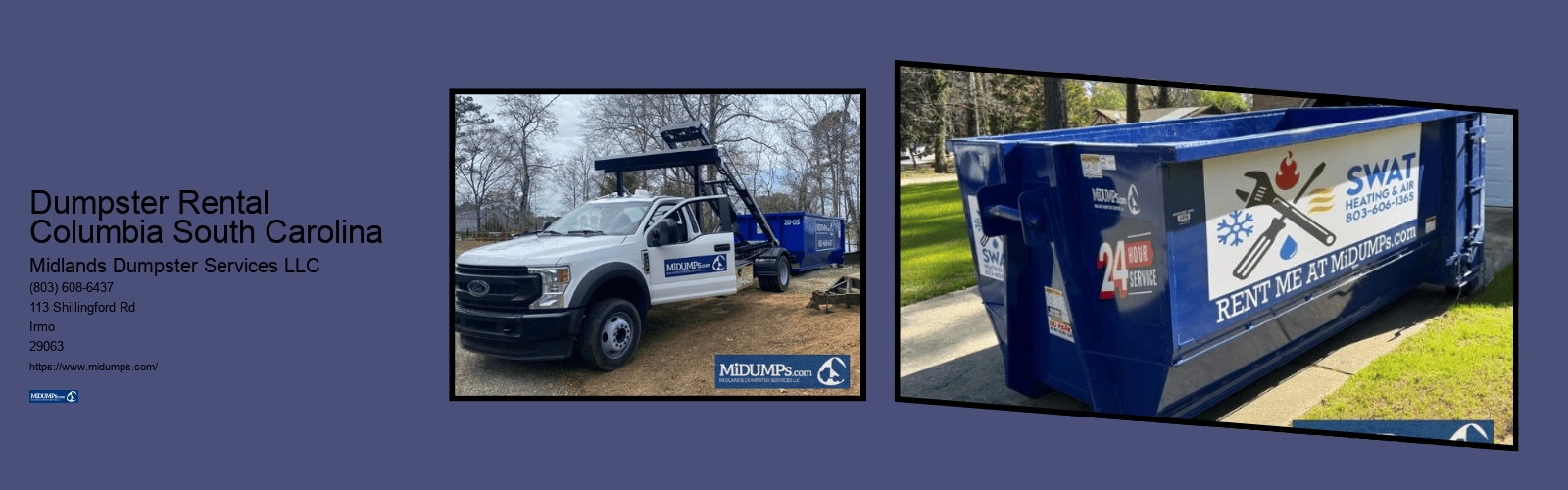 Dumpster Rental Columbia South Carolina