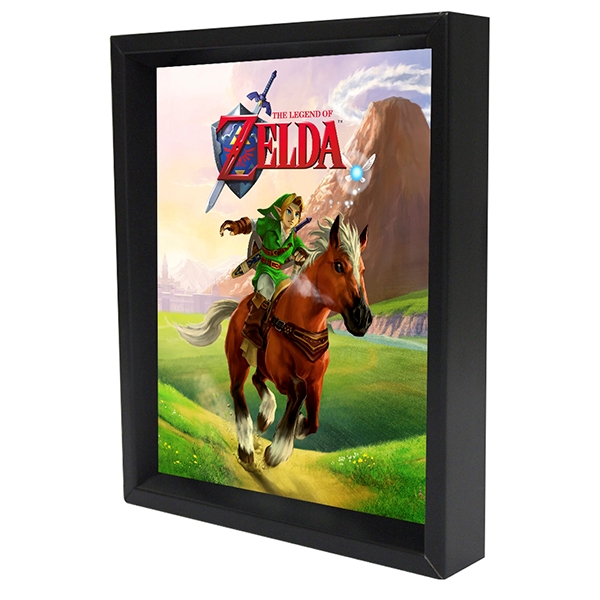 Zelda Ocarina Of Time Galloping Link Shadow Box Mind Games Canada