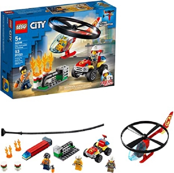 Lego Ripcord LEGO City: Fire Helicopter Response - Flying Helicopter | Mind Games Canada