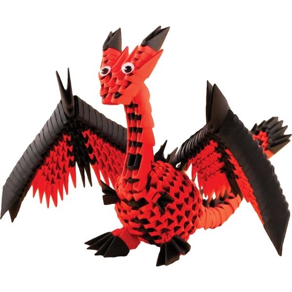 Kit Origami Modulaire Creagami Dragon CreativaMente - Jeu Créatif 723 Multicolore