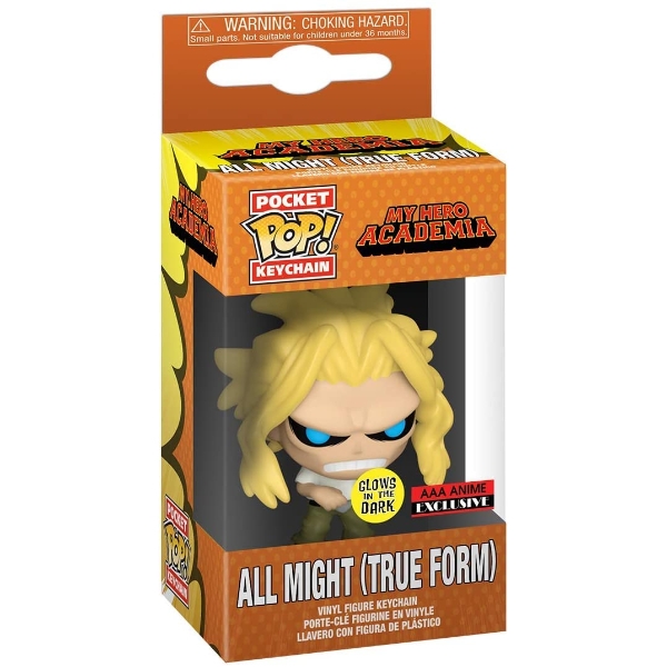 Funko Pop! Key Chain My Hero Academia All Might (True Form)