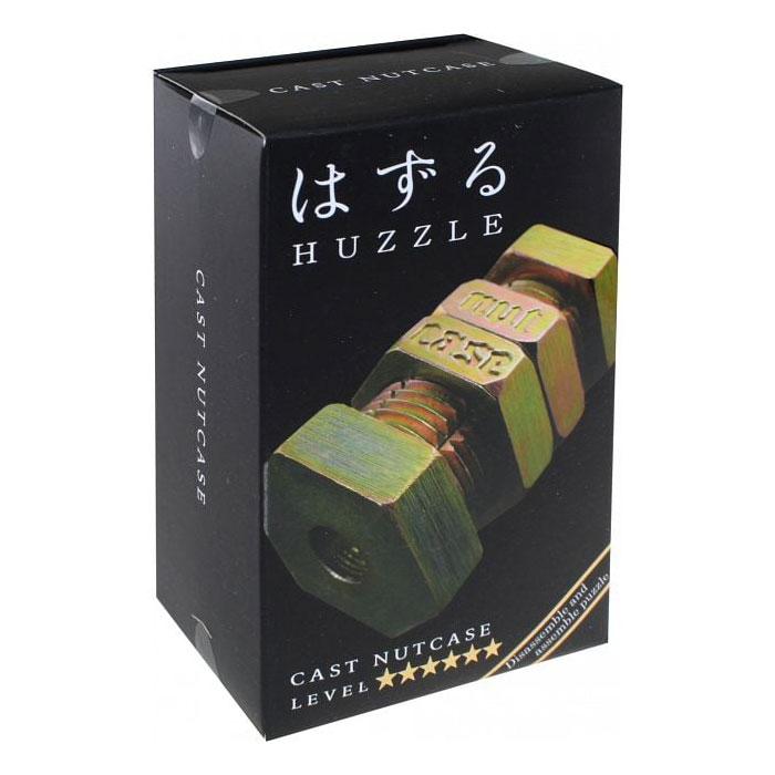 thumbnail image 2 of Hanayama Cast Metal Puzzle - Nutcase Level 6 (Challenging), Disassemble To Remove The Nut 2 of 14