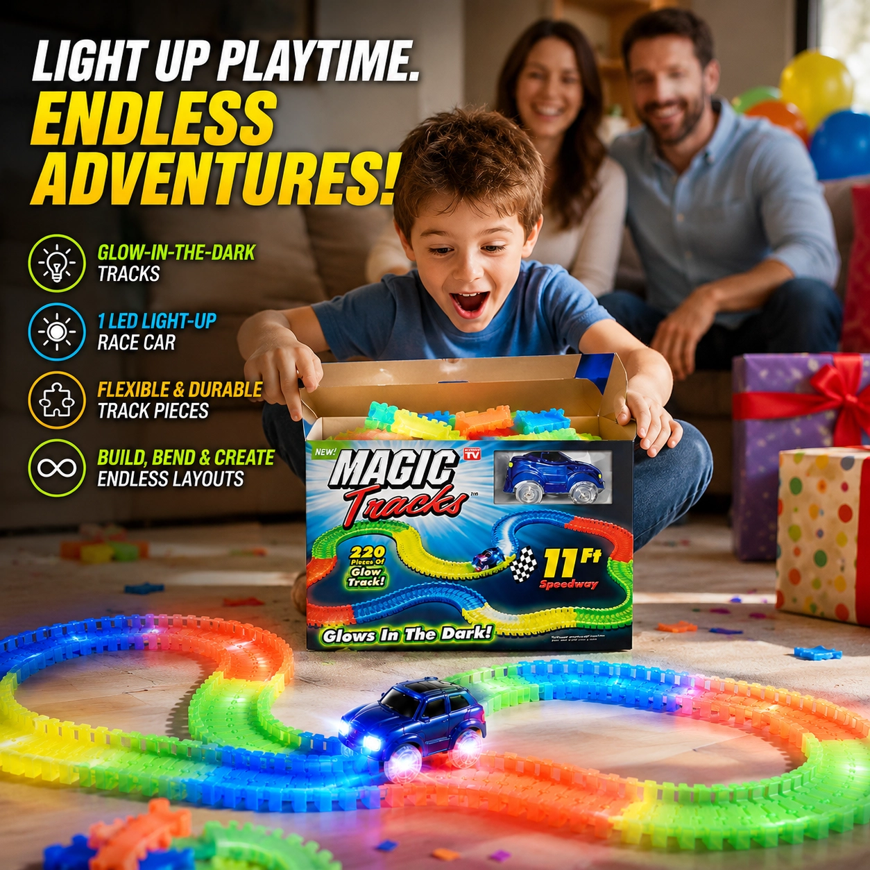 220 pieces Magic Tracks