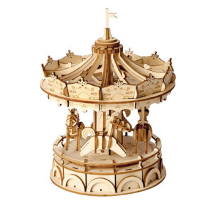 3D Wooden Puzzle - Merry-Go-Round