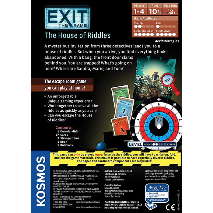 Exit: The House Of Riddles | Mind Games Canada