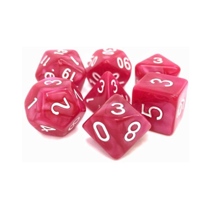 Chessex 7 piece Assorted D&D Dice Sets (Random Pick)