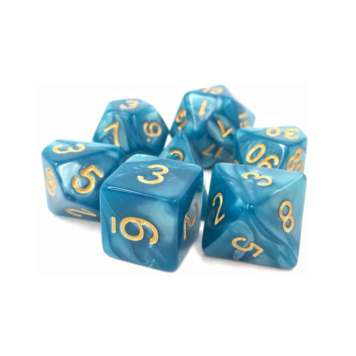 Chessex 7 piece Assorted D&D Dice Sets (Random Pick)