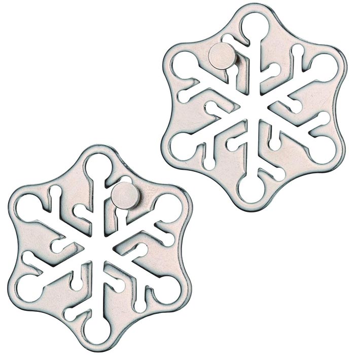 Hanayama Cast Snow Brain Teaser Puzzle
