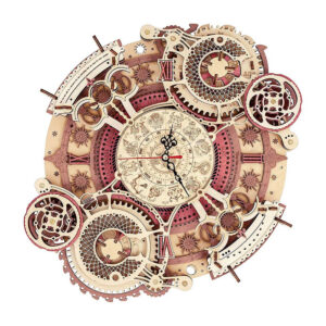 3D Wooden Puzzle Zodiac Wall Clock