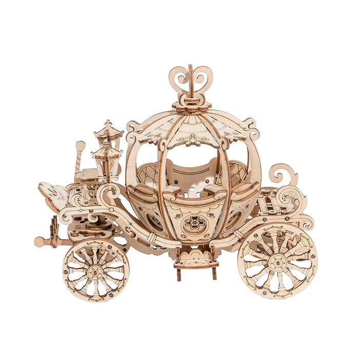 3D Wooden Puzzle – Pumpkin Carriage