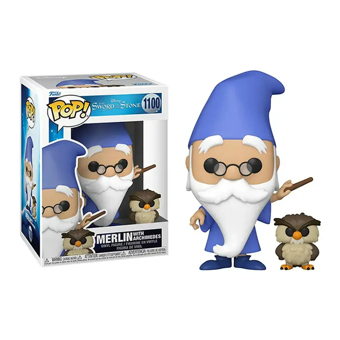 Funko Pop! Disney Sits Merlin with Archimedes