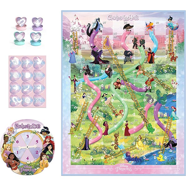 Hasbro Chutes And Ladders Disney Princess Edition Board Game Mind