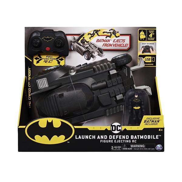 Batman Launch And Defend Batmobile Remote Control Vehicle With