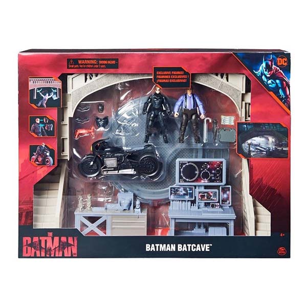 Dc Comics, Batman Batcave With Exclusive Batman And Penguin Action